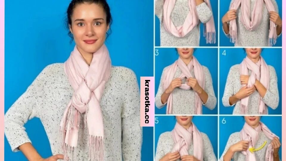 Как завязать палантин разными способами
